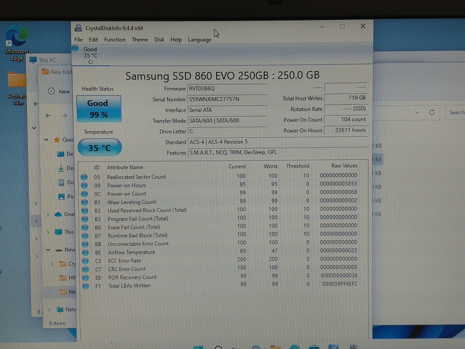 Dell latitude E5450 14” i3-5010U 2.1ghz 8gb ram 256gb ssd charger *READ 9HP7V32