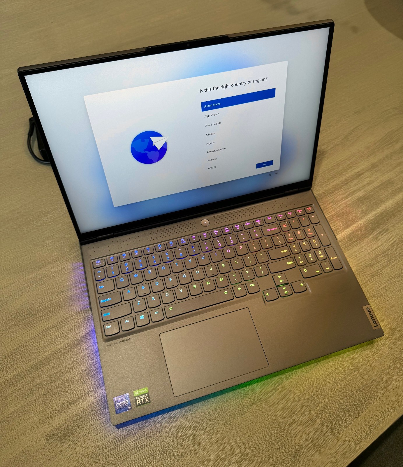 Lenovo Legion 7i Gray 165Hz QHD+ i9-11980HK 2.60GHz 32GB 2TB SSD RTX 3080 16GB