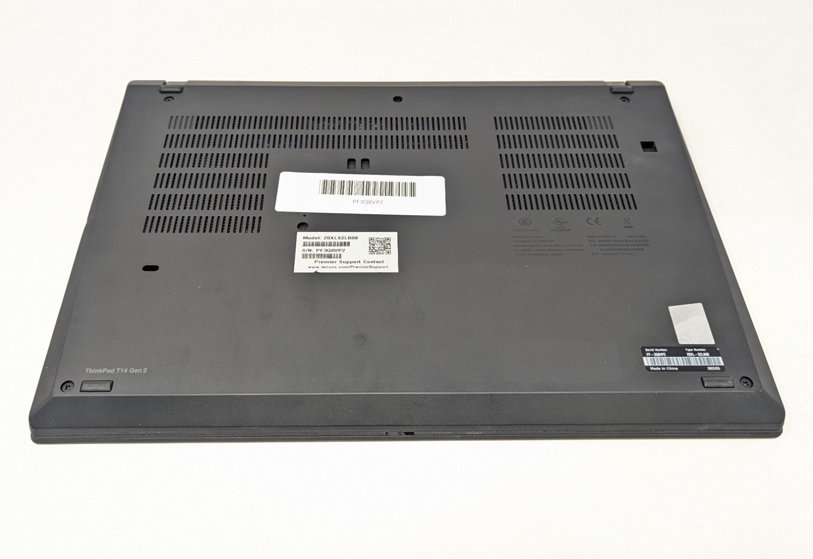Lenovo ThinkPad T14 Gen 2a – AMD Ryzen 5 Pro 5650U 2.3 GHz 8GB RAM No OS/AC/SSD