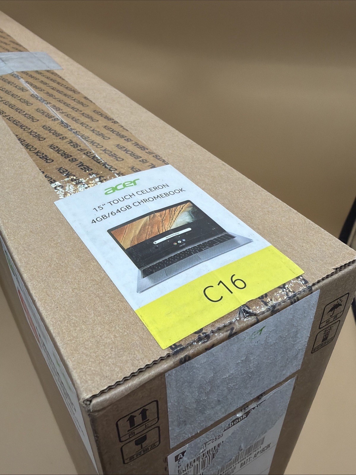 Acer 315 Chromebook 15.6″ Celeron N4020 64GB 4GB Silver Touch CB315-3HT-C5D3