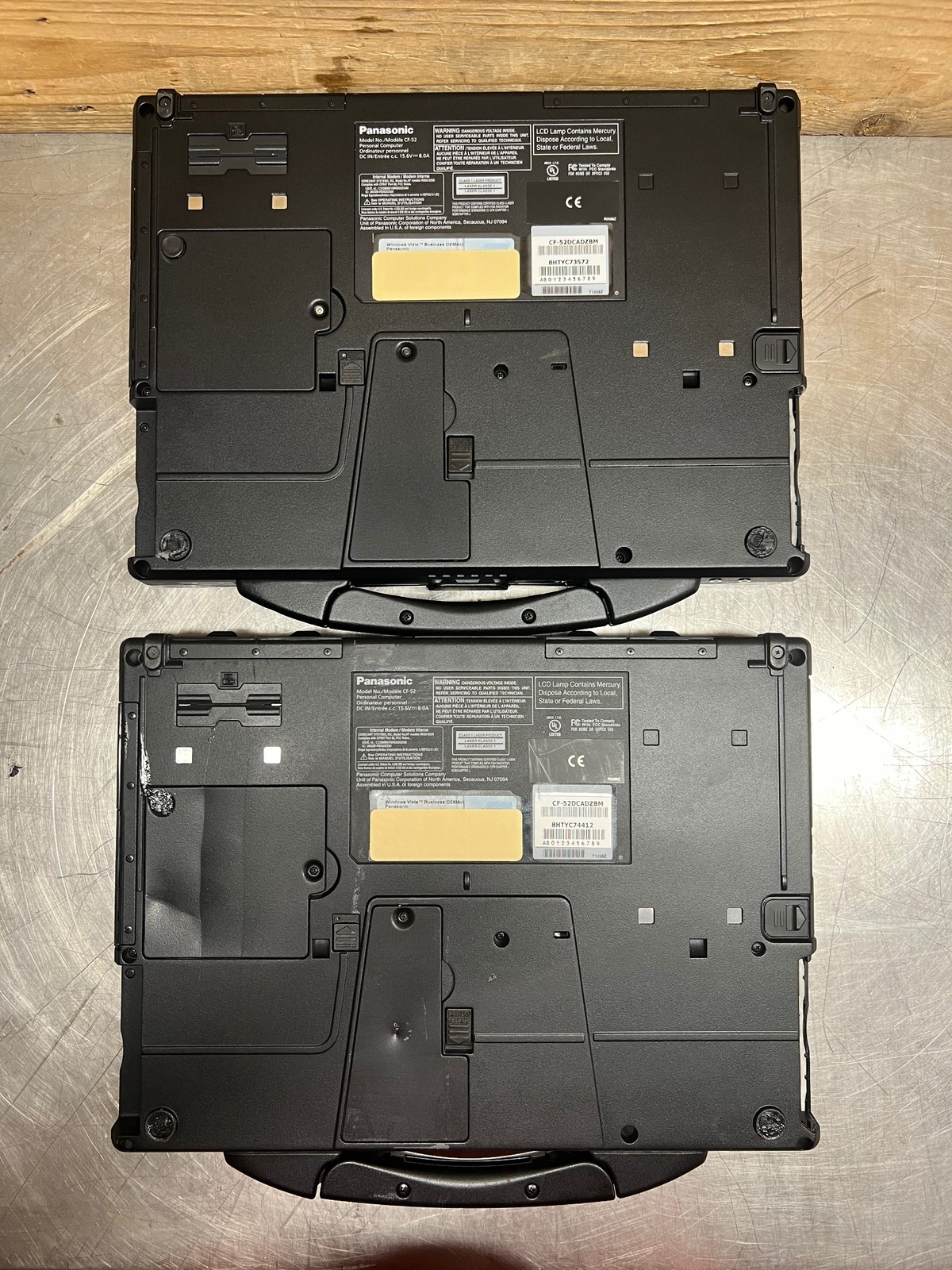 ToughBook CF-52 Rugged Laptop CF-52DCADZBM Panasonic Lot of 2