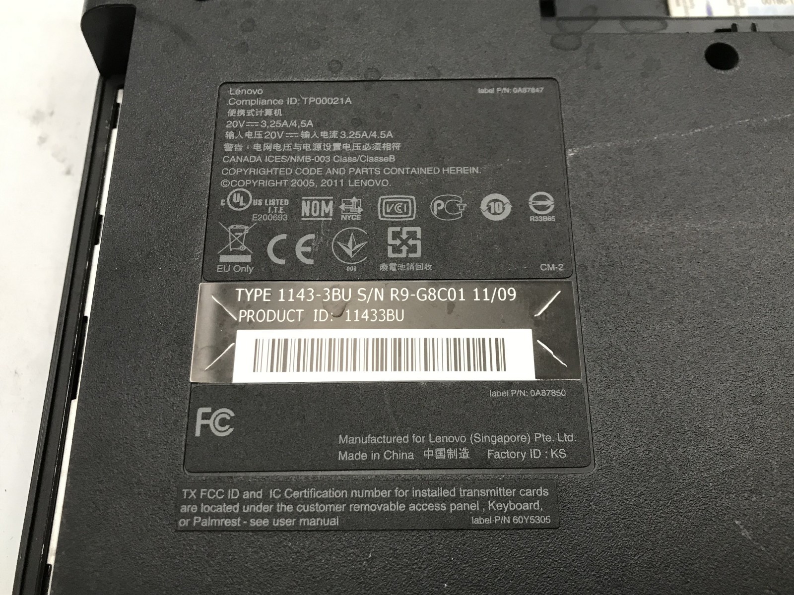 LENOVO THINKPAD E520 – FOR PARTS – INTEL I5 2ND GEN – 4GB RAM – READ DESC – BB