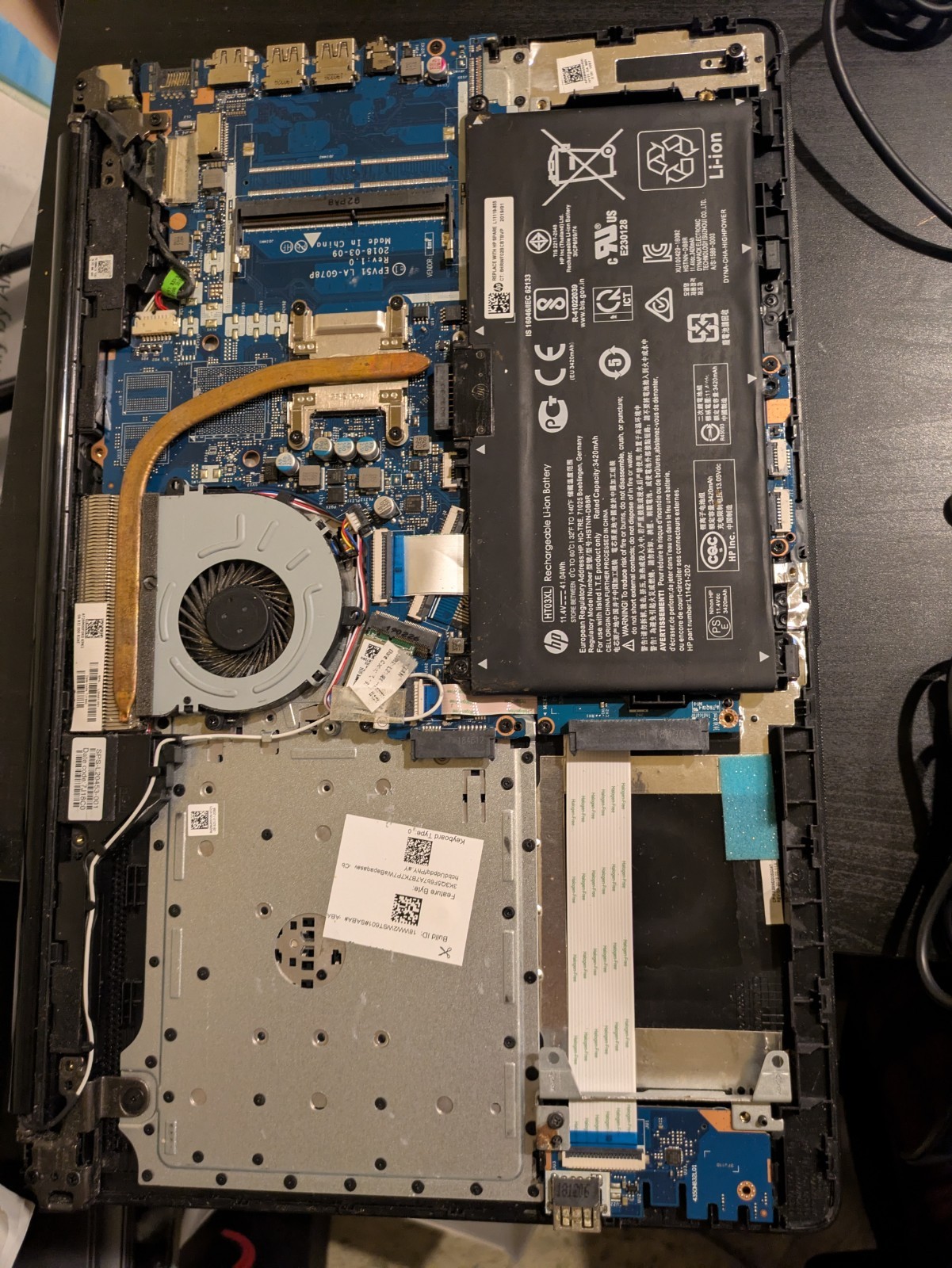 HP 15‑db0015dx Notebook AMD A-Series. Not working For Parts Only – Please Read