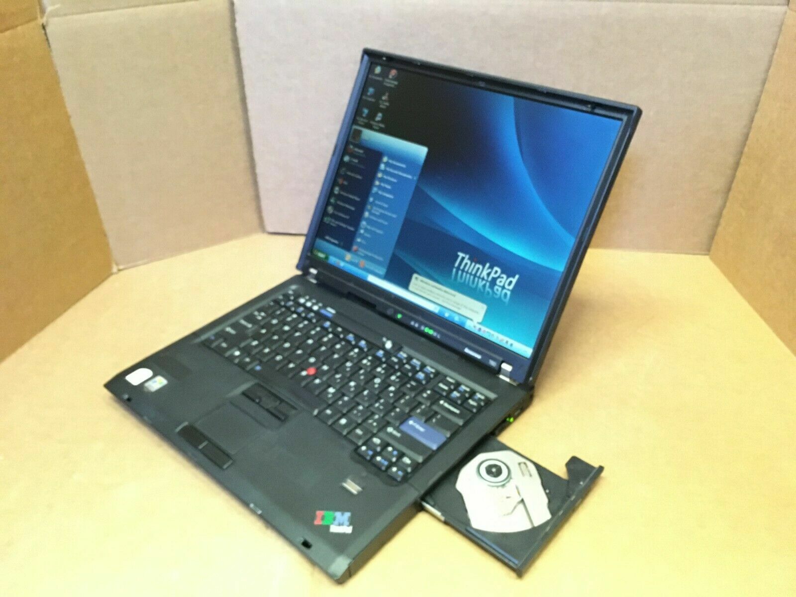 IBM ThinkPad T60 Laptop 15″inch LCD 1.83GHz 60GB HDD 1GB RAM Windows XP Pro