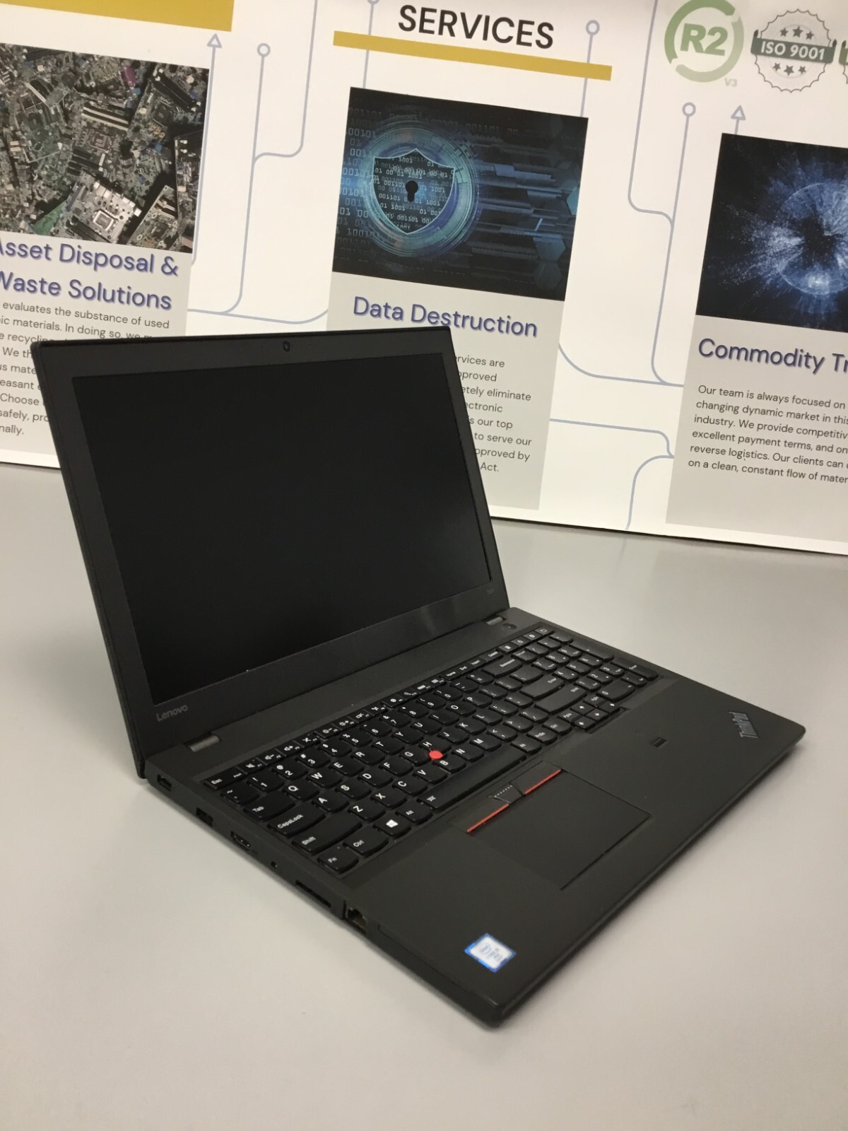 Lenovo Thinkpad T560 15.6” 256GB Core i5 6th Gen 2.40 GHz 8GB WIN 11 PRO