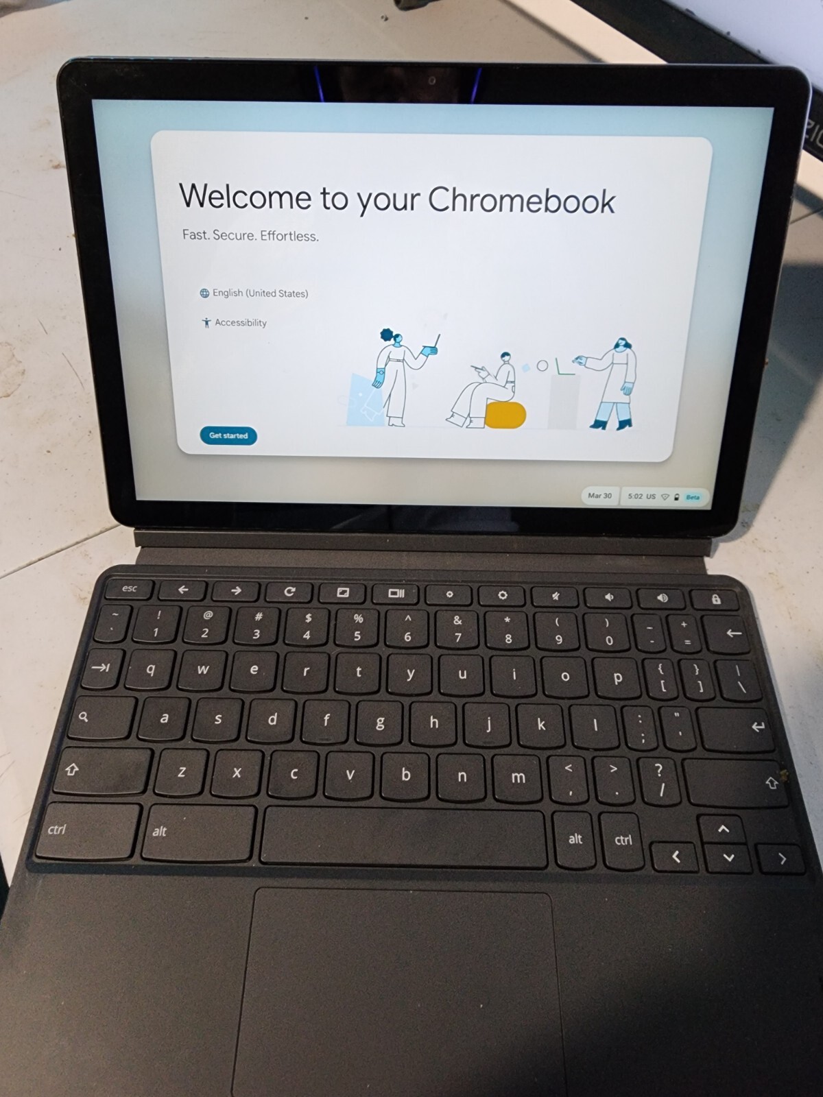 Lenovo Ideapad CT-X636F 10.1″ (128GB,MediaTek Helio P60T,2.00GHz,4GB) Chromebook