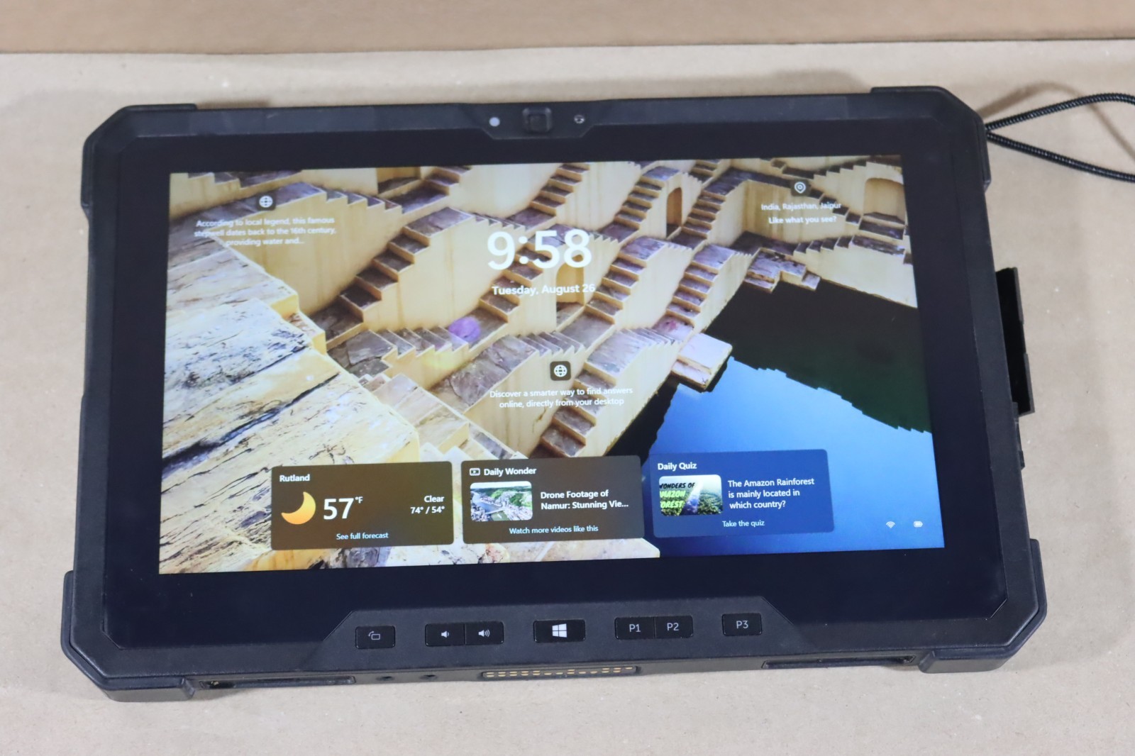 Dell Latitude 7212 Rugged Extreme Tablet Intel Core i5-8350U @ 8GB RAM 256GB SSD