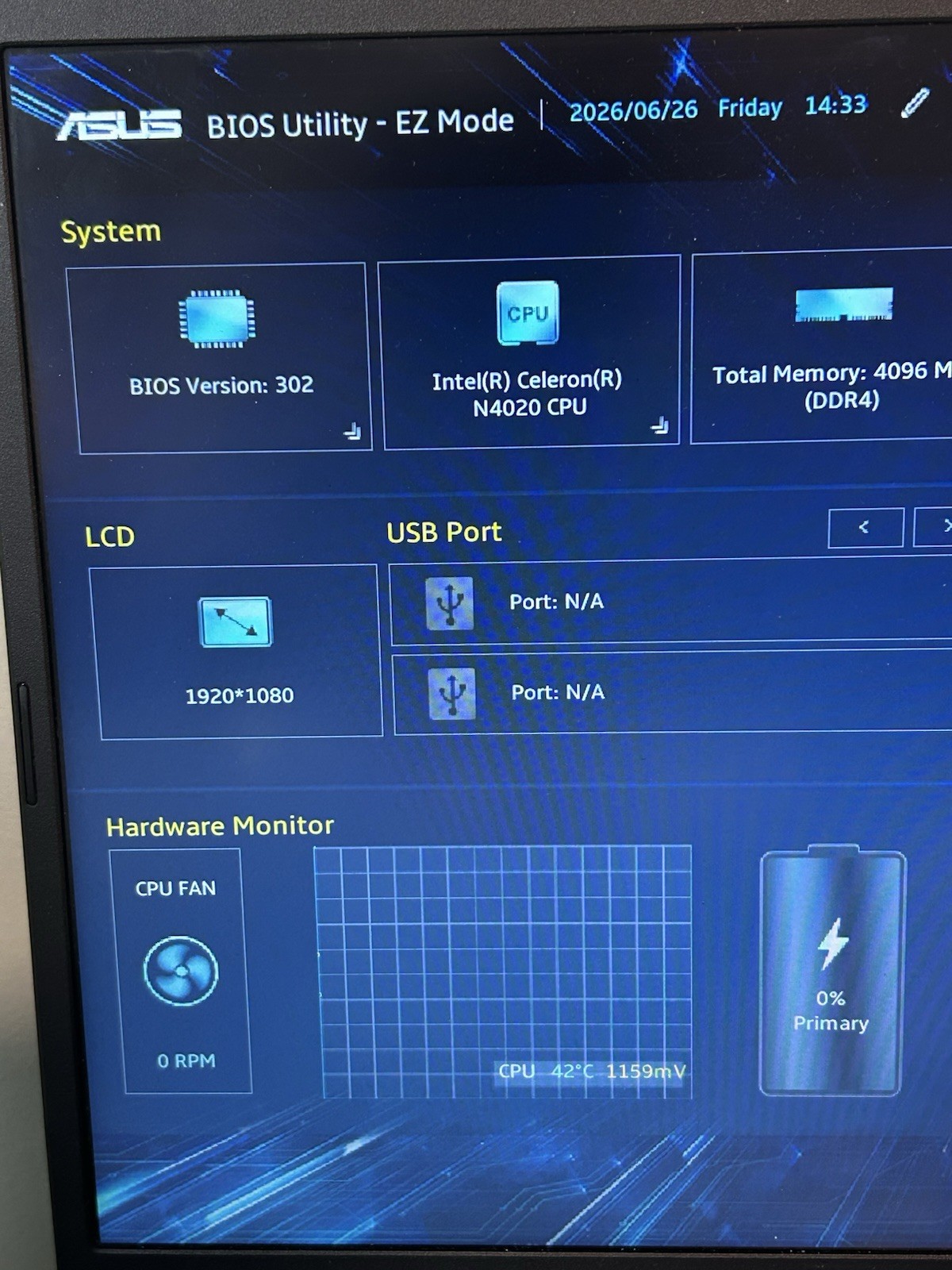 ASUS L510M Reset And Now Won’t Restart, See Pics.