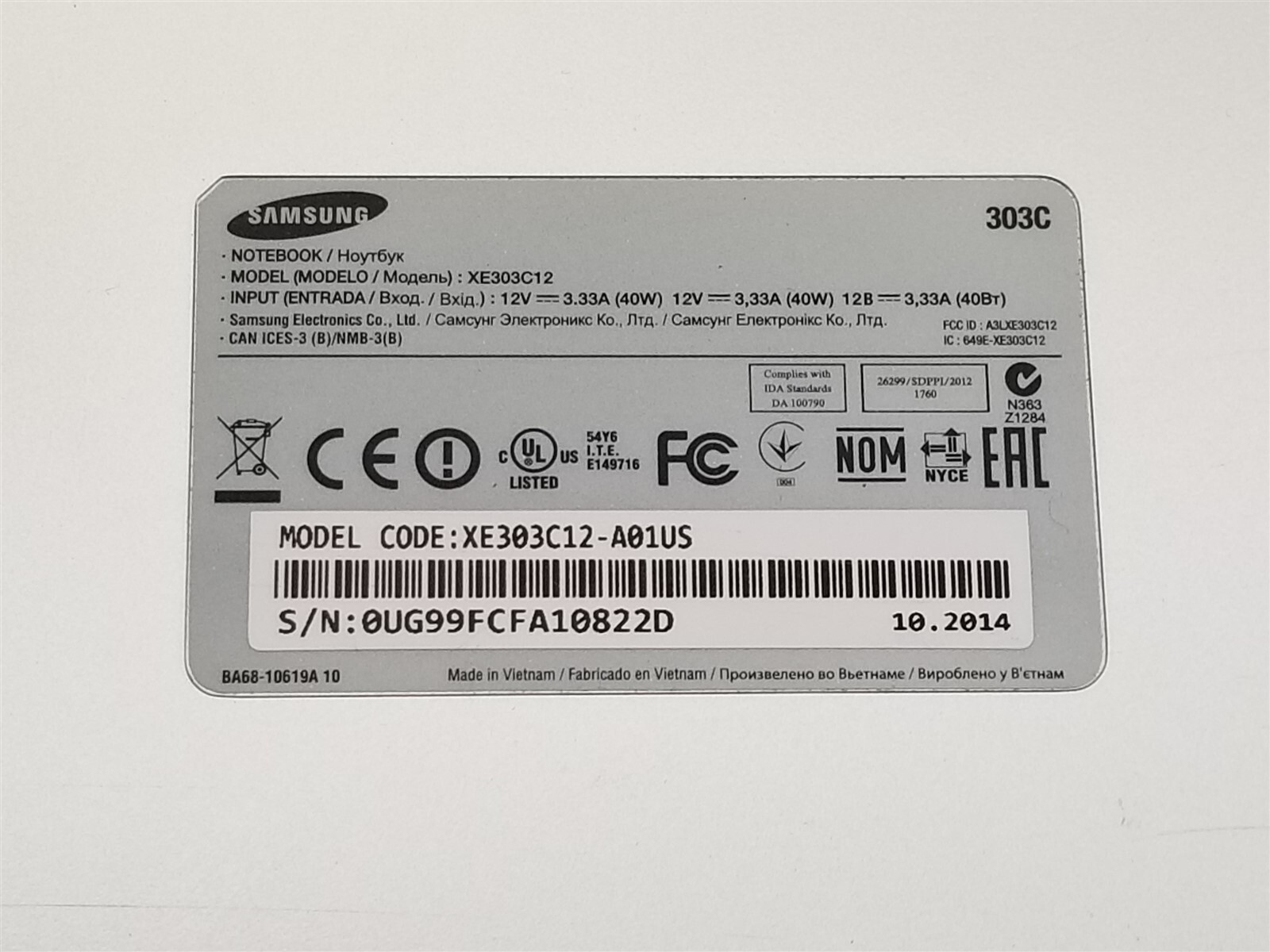 Samsung Chromebook 303C 11.6″ 1.7GHz 2GB 16GB Chrome OS XE303C12-A01US Lot 16