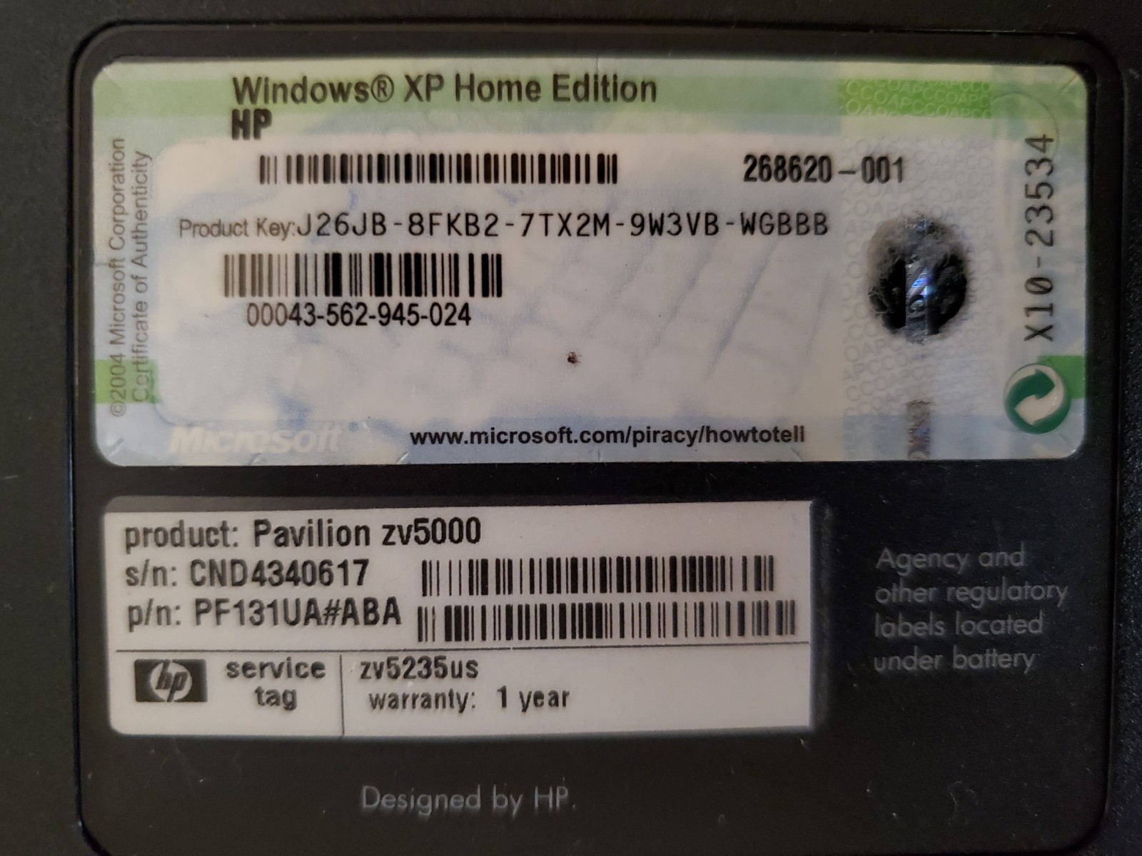 Three Old Laptop lot for parts Dell / HP