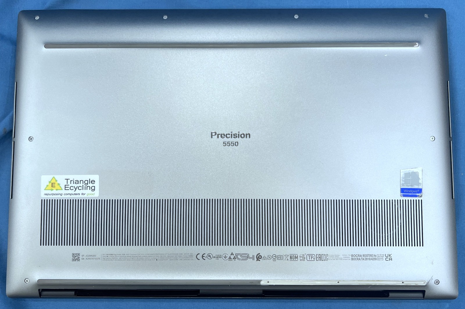 Dell Precision 5550 Laptop – i9-10885H, T2000, 32GB RAM, 512GB NVMe (READ)