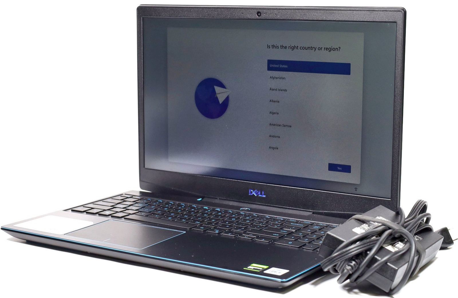 Dell G3 3500 Core i5-10300H 16GB RAM 512GB SSD Win 11 Home GTX 1650 w/AC Adapter