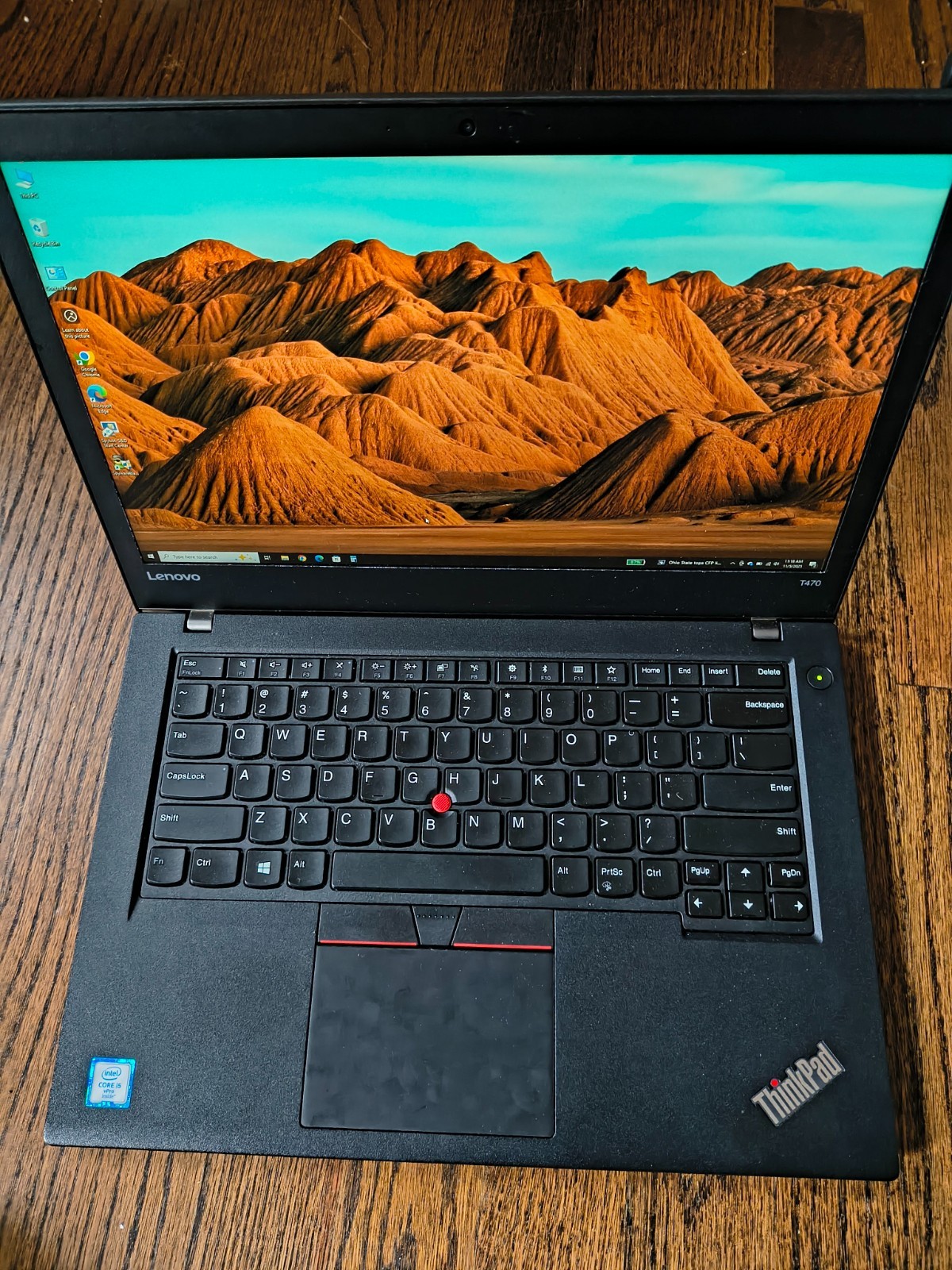 Lenovo ThinkPad T470 i5-6300U 8GB 250GB SSD 14″ FHD 1920×1080 Win11 Office 2024