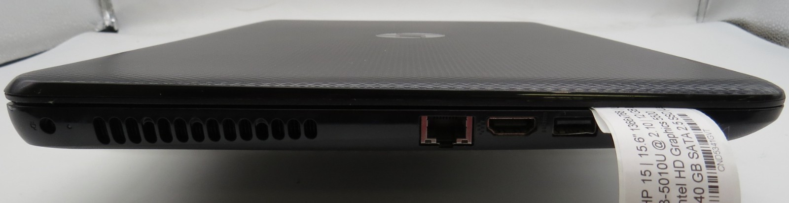 HP Notebook 15-15.6″-i3-5010U@2.1GHz-12GB DDR3 RAM-240GB 2.5 SSD-NO OS