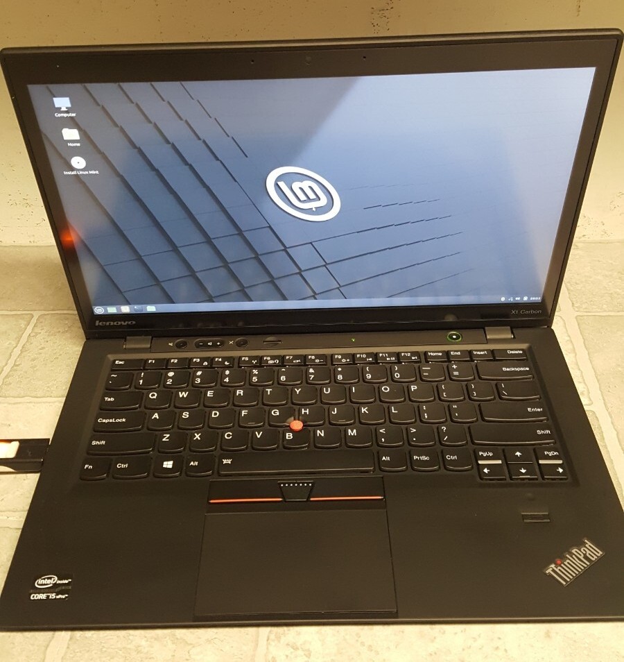 LENOVO THINKPAD X1 CARBON Intel Core i5 1.80 GHZ 4 GB RAM No SSD/OS/PWR ADAPTER