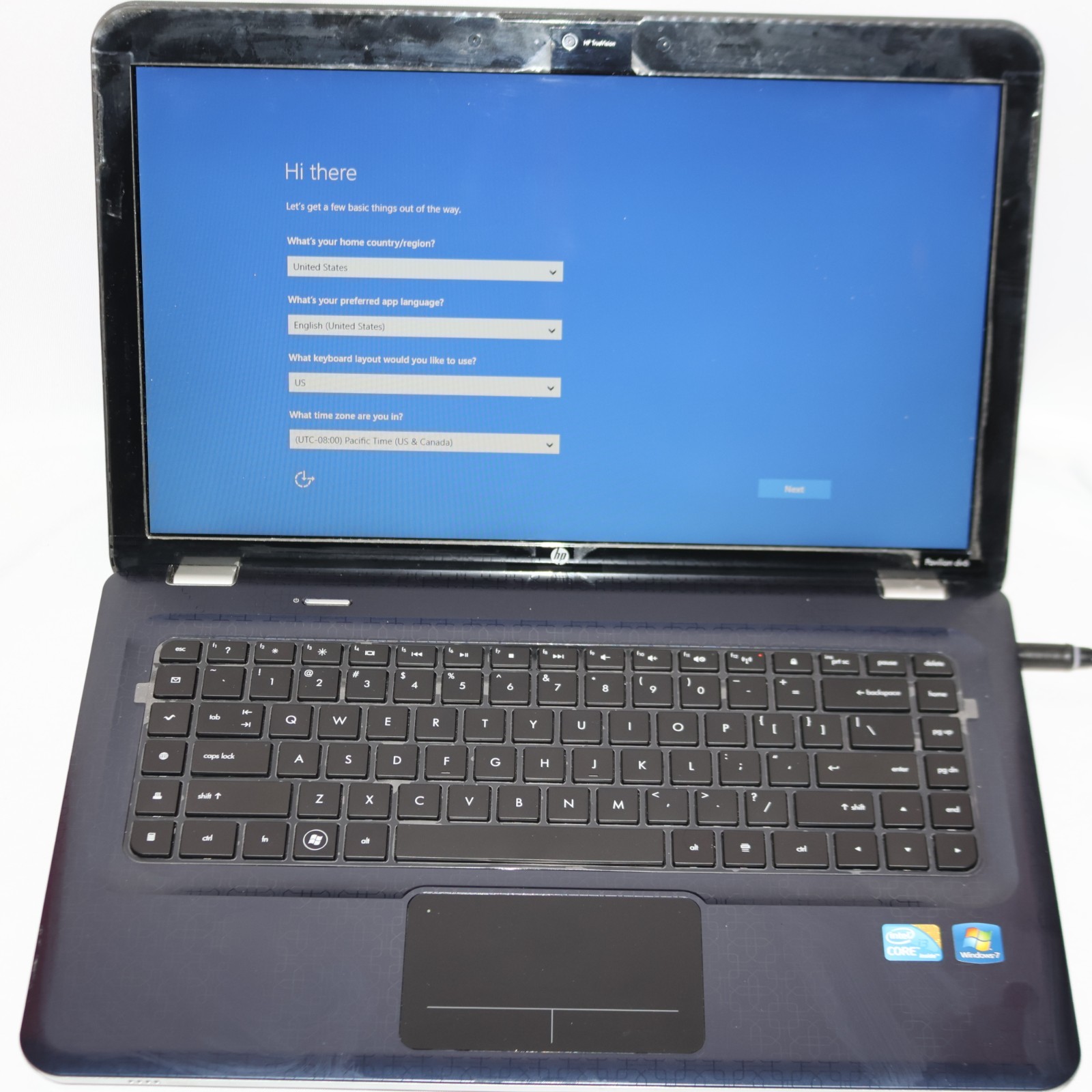 HP Pavilion Dv6 Intel Core I3-M350 15.6″ Blue Laptop