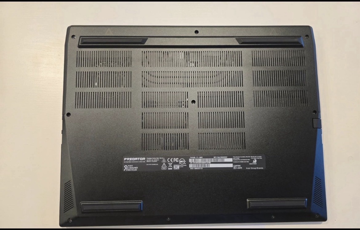 Acer Predator Helios Neo 16S AI Gaming Laptop Core Ultra RTX 5070ti 32gb win11