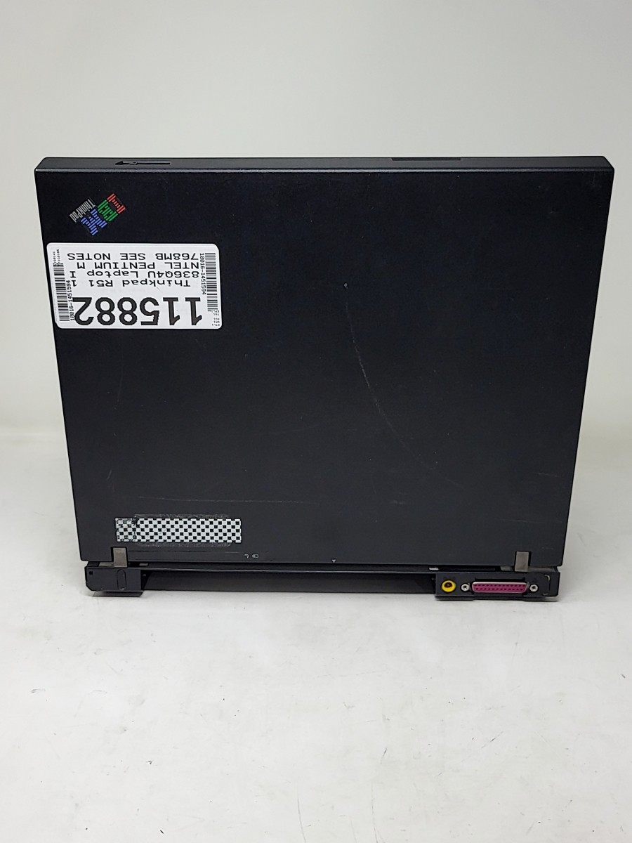 IBM Thinkpad R51 1836Q4U Laptop INTEL PENTIUM M 768MB SEE NOTES