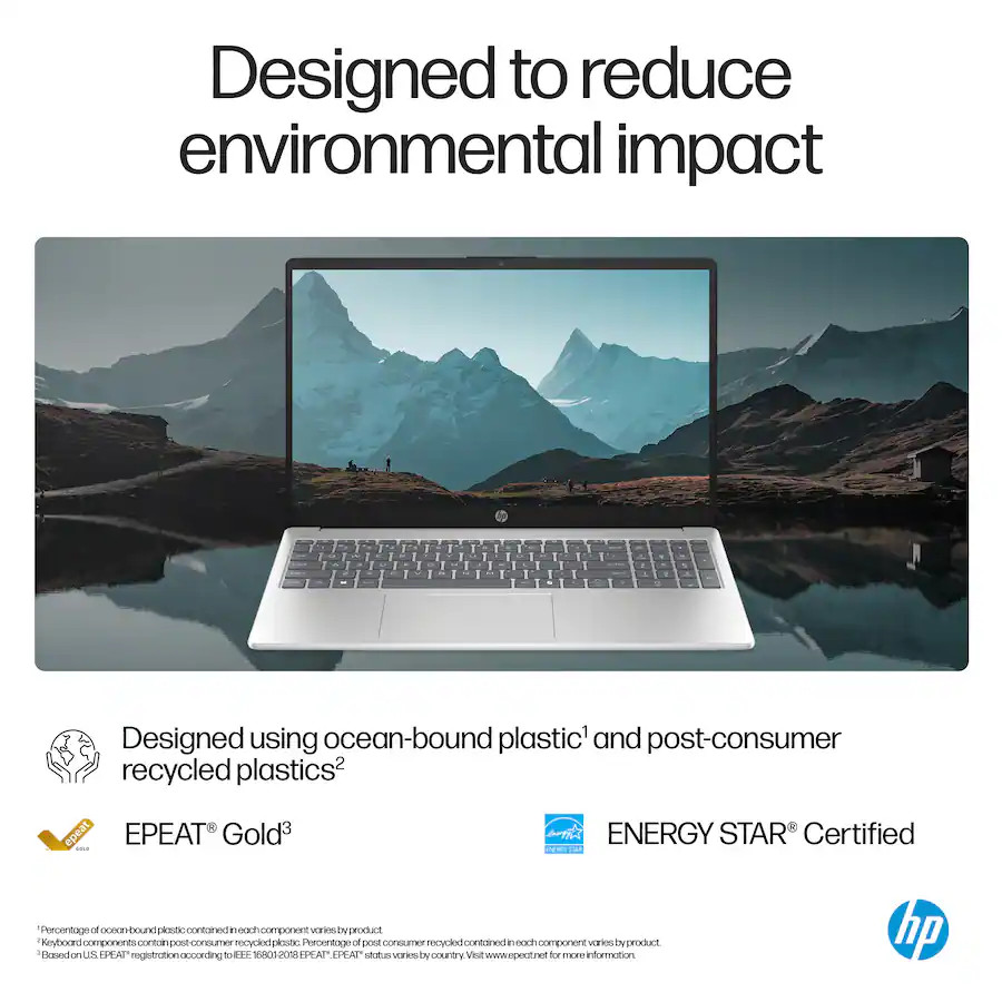 HP 15.6″ Touchscreen Laptop Core i3-1315U Silver, Win 11 Pro, Office 24 – CHOOSE