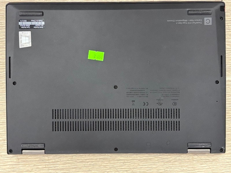 Lenovo ThinkPad X13 Yoga Gen 2 i5-1135G7 16GB 256GB SSD W11P (for parts/repair)