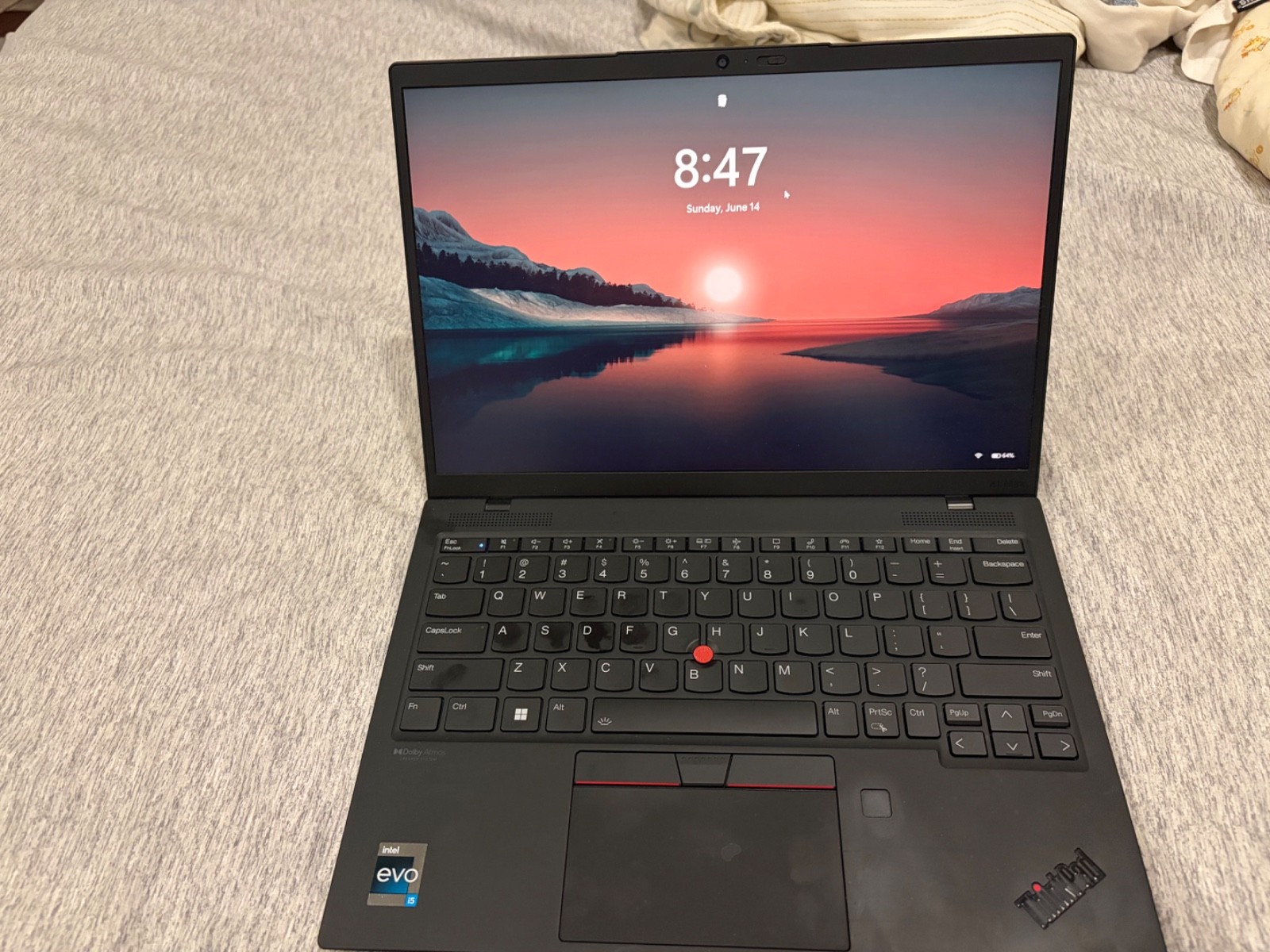 Lenovo X1 Carbon 12th Gen Intel Core i5, 16GB, 512SSD, Win 11 Pro. (21E80011US)