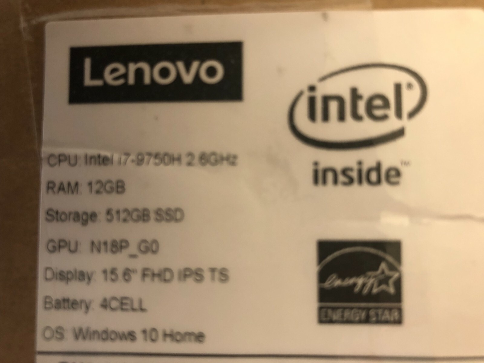 NEW SELD Lenovo YogaC94015,6 “FHD Touch i7-9750H 2,6GHz 12GB 512GB GTX 1650 W10H