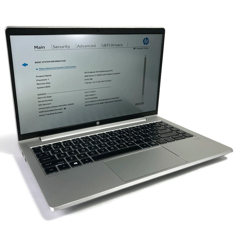 HP ProBook 445 G8 14″ Laptop Ryzen 5 5600U 2.3GHz – 8GB Ram – No Drive