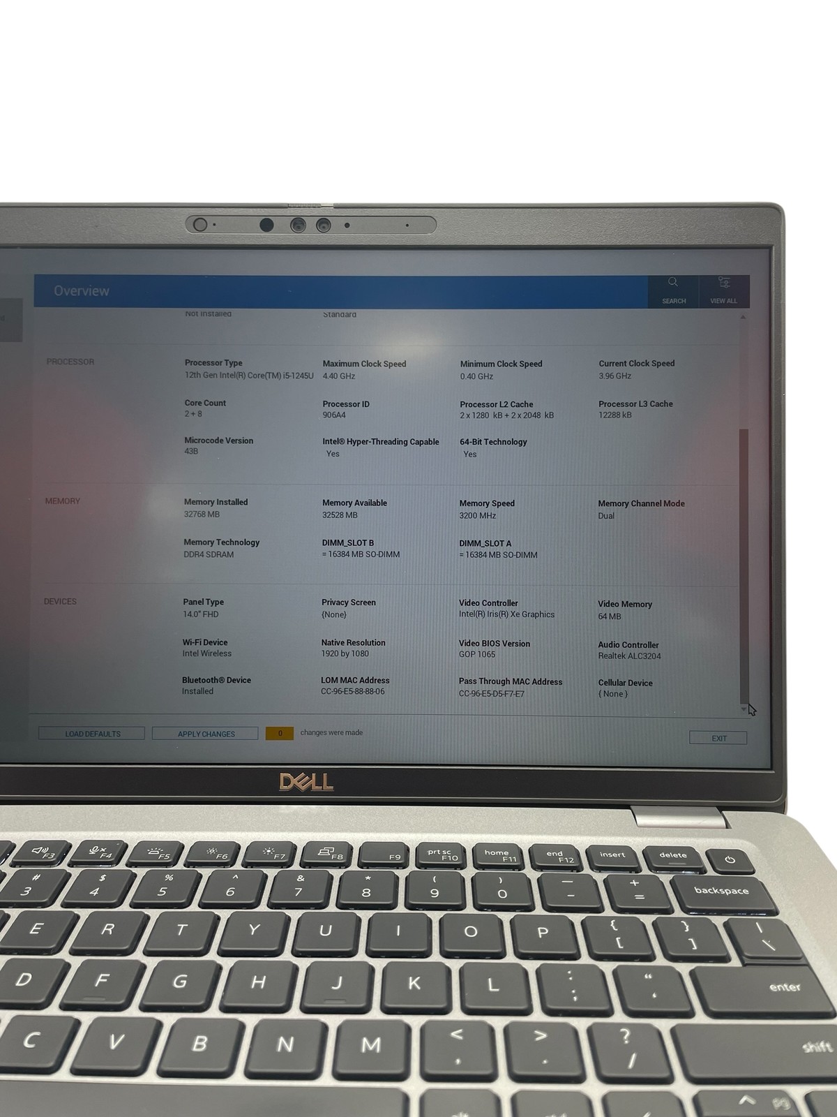 Dell Latitude 5430 Notebook 14″ – i5 2.5GHz – 32GB RAM – 512GB SSD – Grade D