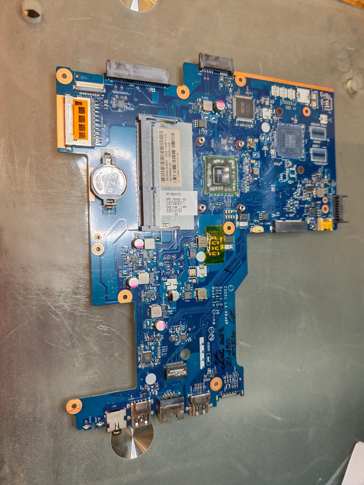HP 15-H 15-G 255 G3 15-R MOTHERBOARD LA-A996P AMD E1-2100 AMD RADEON HD 8240 #