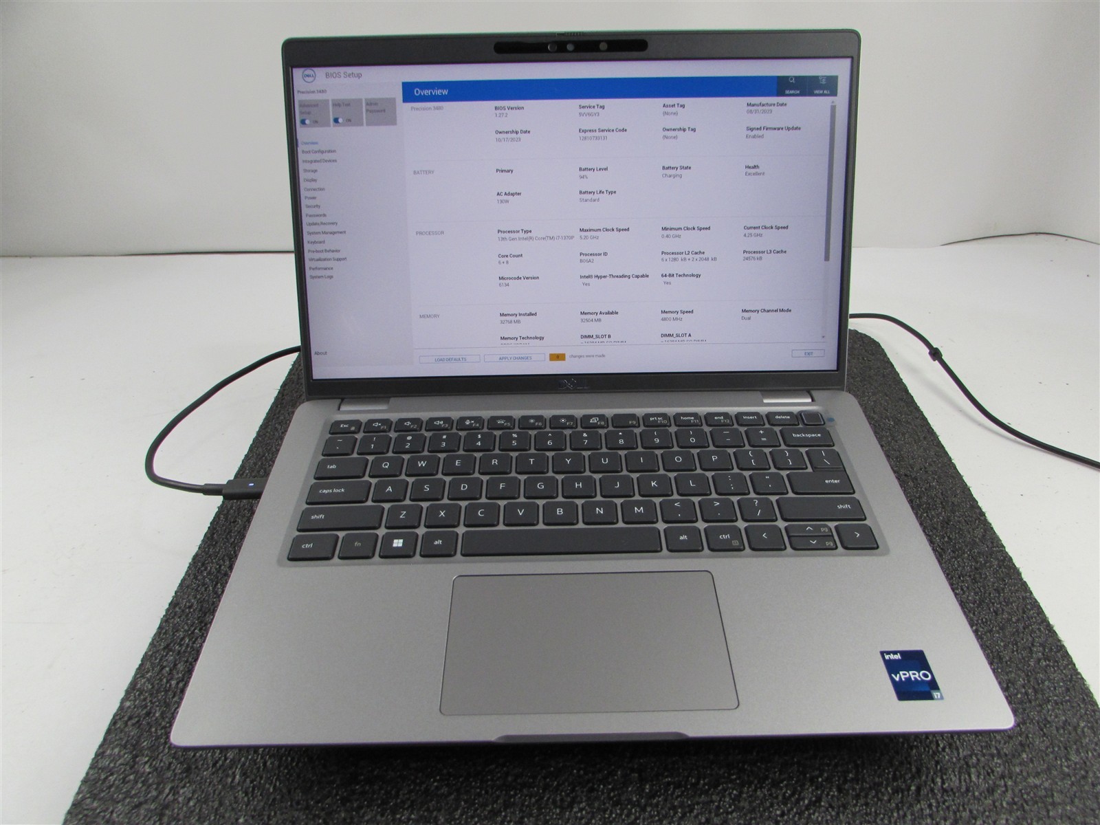 Dell Precision 3480 14″ i7-1370P 14-Core 256GB SSD 32GB RAM RTX A500 WIN 11 PRO
