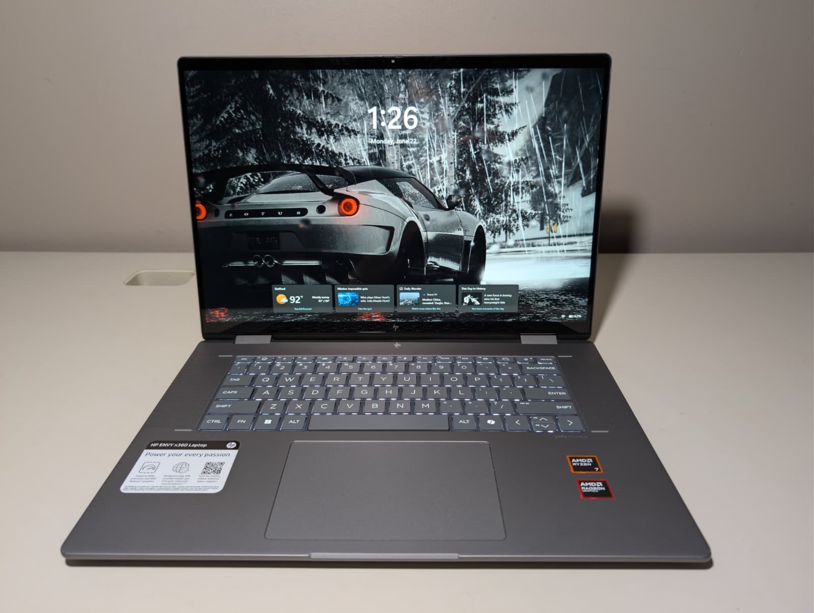HP Envy X360 2-in-1 16-ad W/ Dock | Ryzen 7 8840HS 16GB RAM 512GB SSD | FHD+