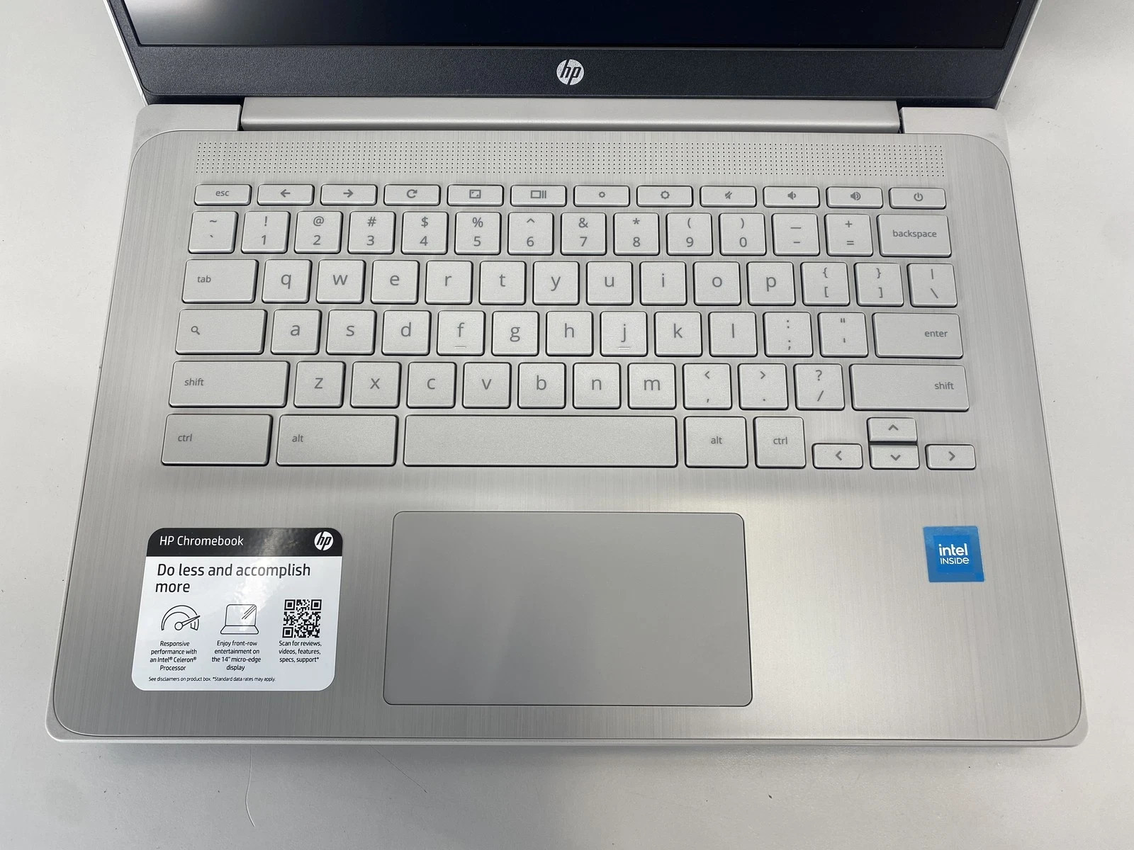 HP Chromebook 14A-NE1013DX 14″ Intel Celeron N4500 64GB- Silver