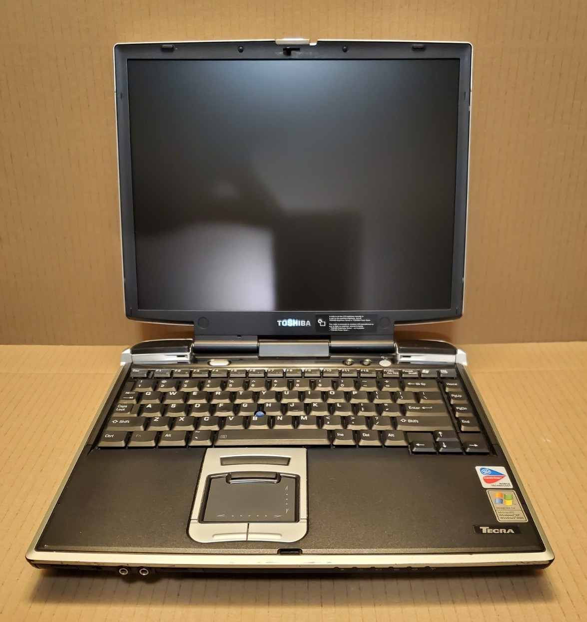 Toshiba Tecra M1 Intel Pentium M 1.6GHz 1024 MB with HDD – Vintage Retro Gaming