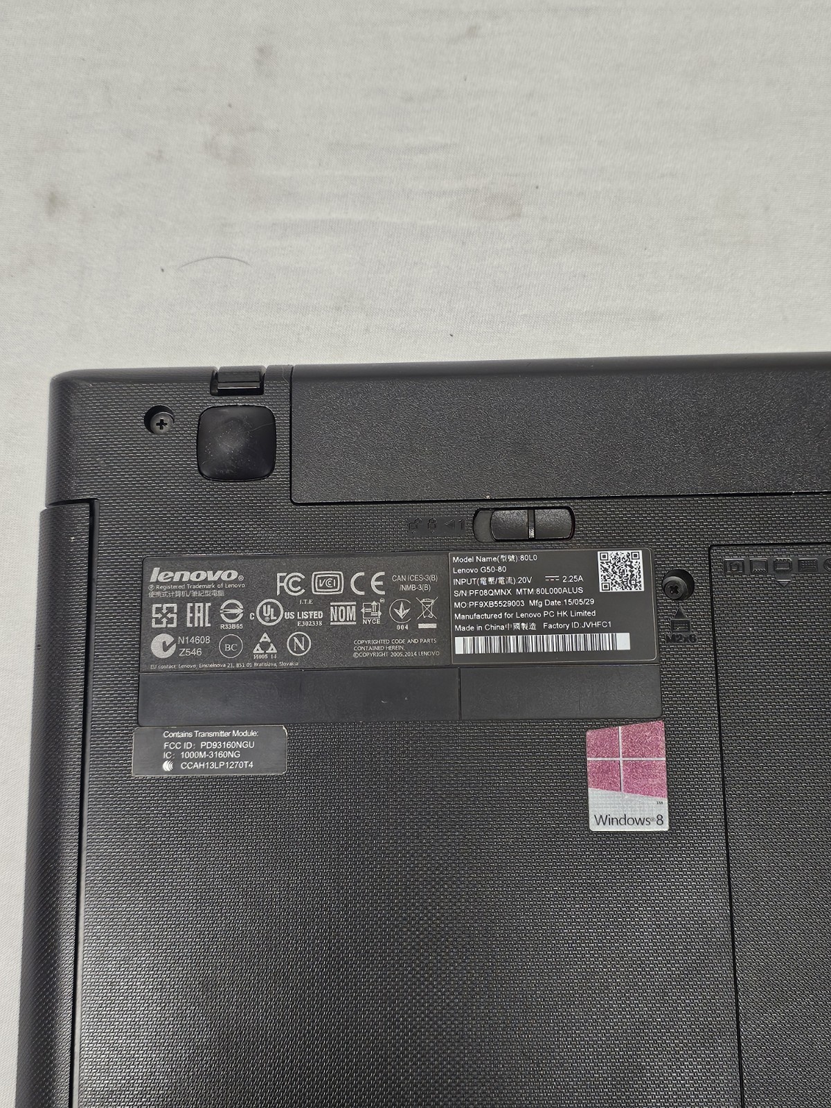 Lenovo 650-80 Laptop – i3-4030u – 4GB RAM – 1TB HDD – BAD BATTERY – Windows 10