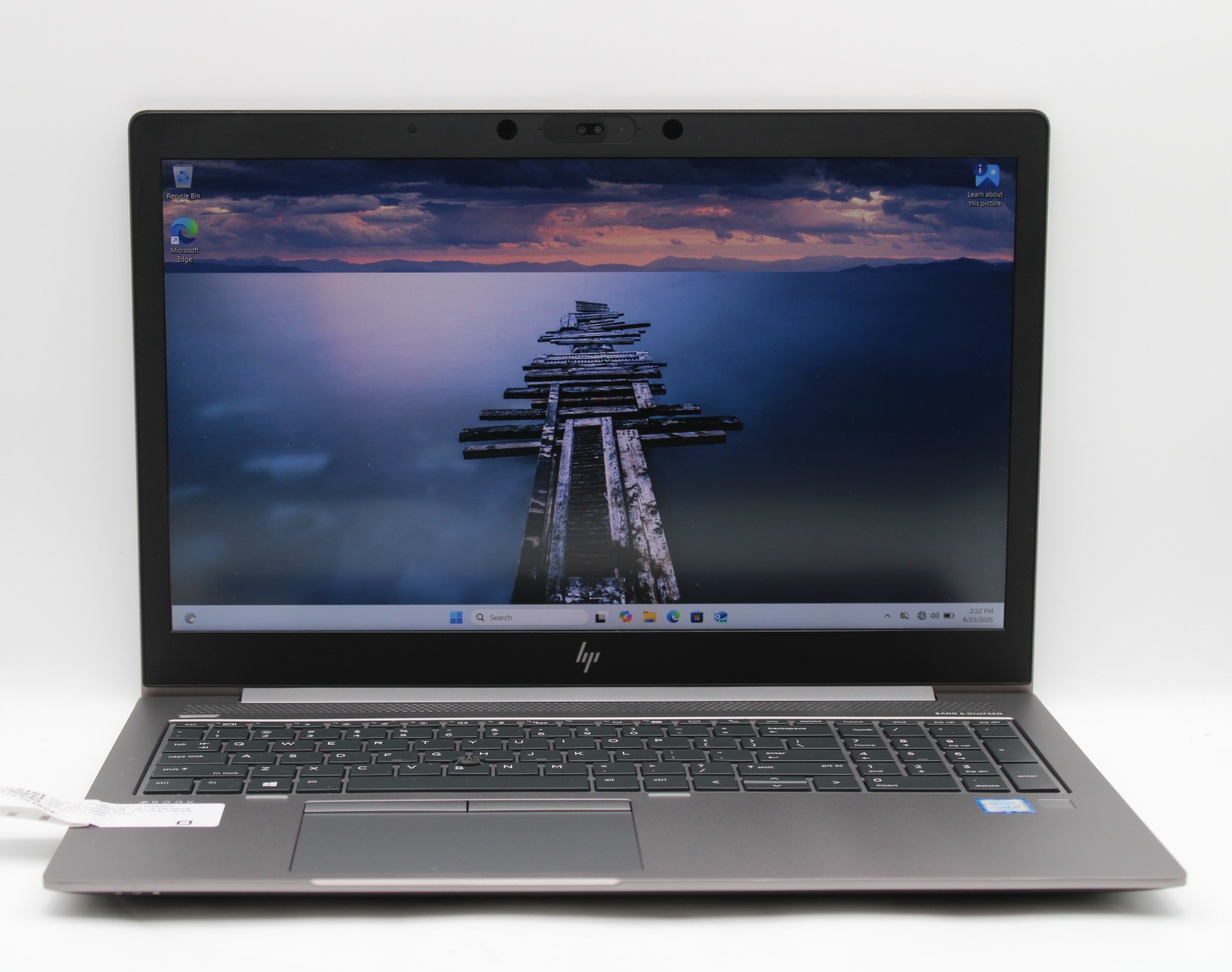 HP ZBook 15u G5 i7-8550U @ 1.8 GHz 16GB RAM 512GB SSD Radeon WX 3100 Win 11 Home
