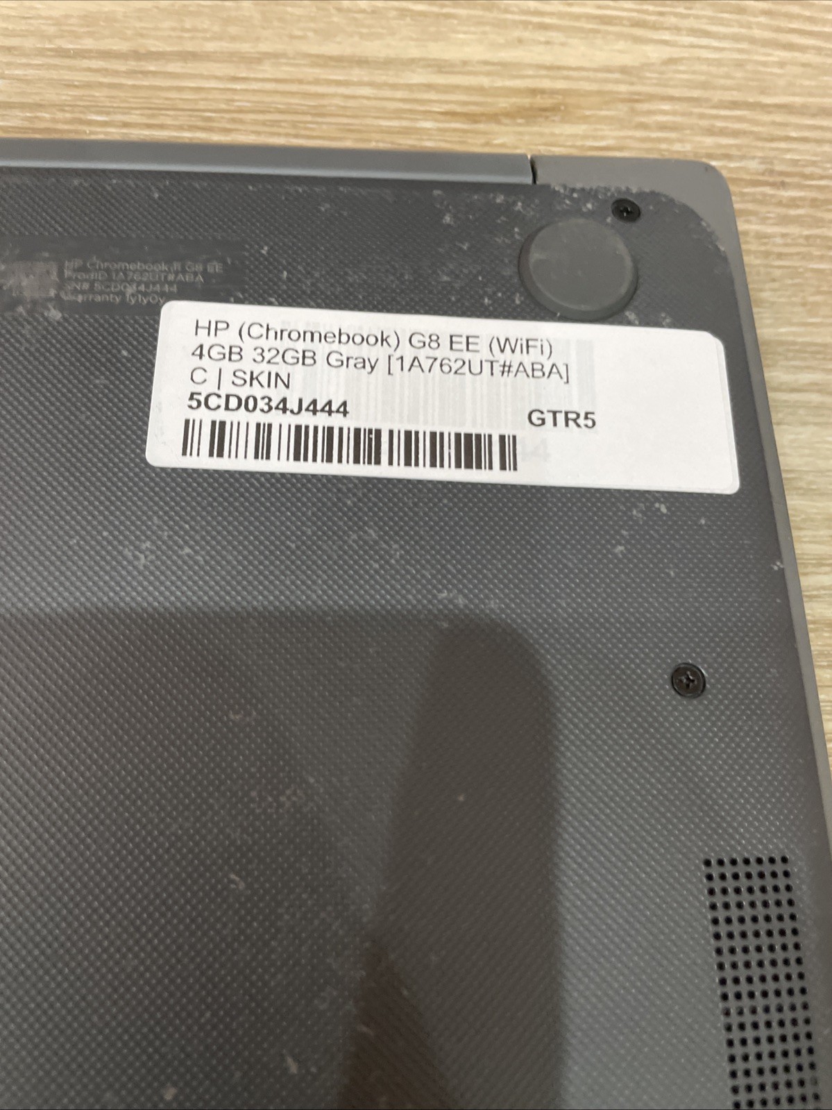 HP 11A G8EE Chromebook 11.6″ 4GB 32GB, Invlude Charger