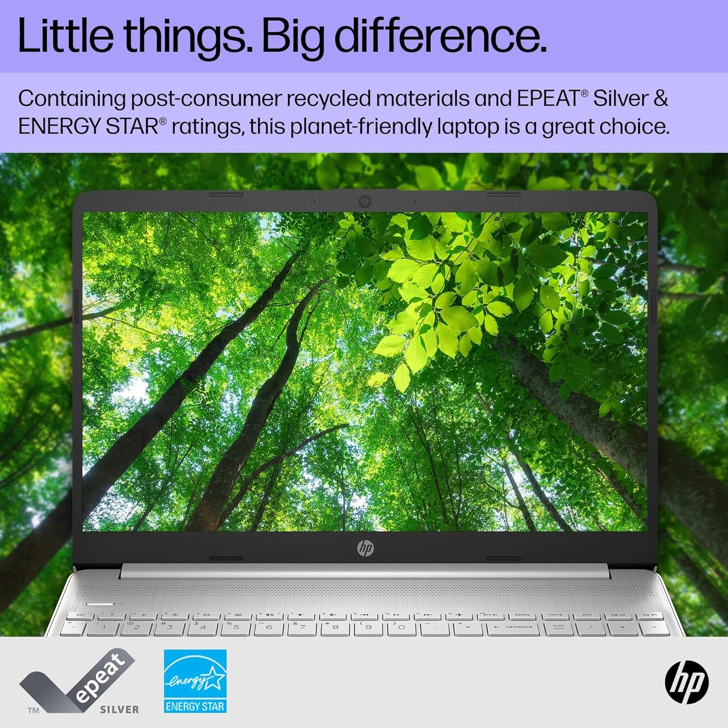HP 15″ HD Laptop AMD Ryzen 5 5500U, 8 GB RAM, 256 GB SSD, AMD Radeon Graphics