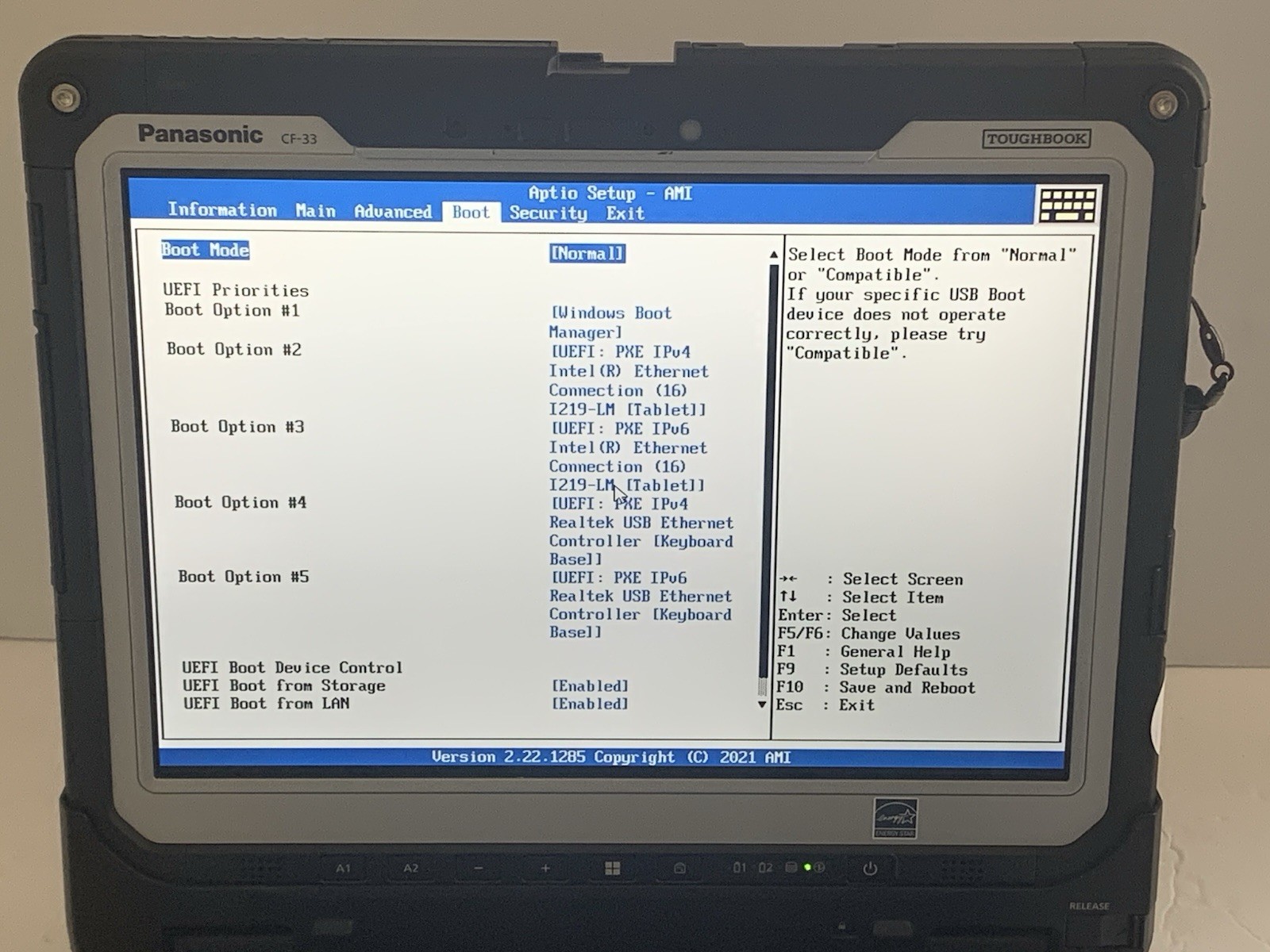Panasonic Toughbook CF-33 MK3 i7-1270P 32GB/512 GB M.2 SSD GPS W11 PRO 960 Hours