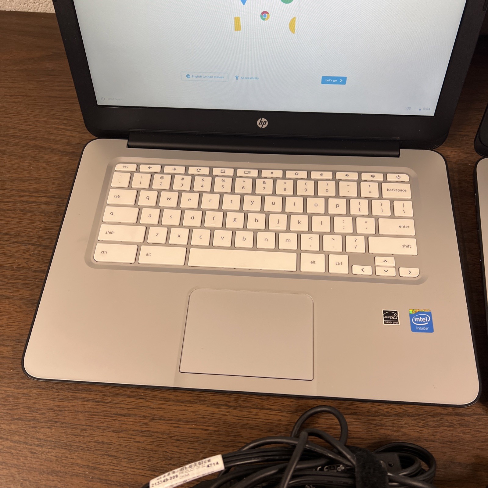 2x HP Chromebook 14 SMB 14″ Laptop Computer Celeron 4GB RAM 16GB SSD w/ Chargers
