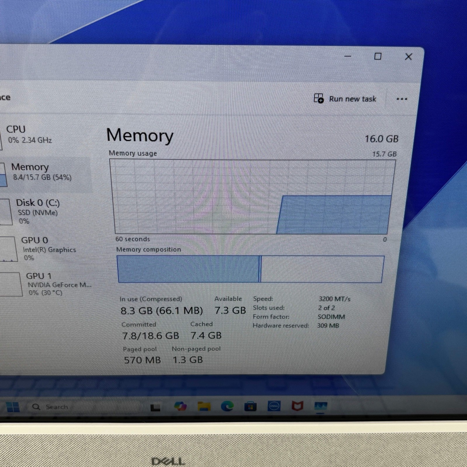 Dell W28C 27″ Core 7 150U 1.80GHz 16GB RAM 1TB SSD NVIDIA Geforce MX570 A