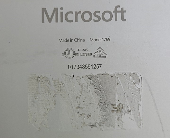 Microsoft Surface 2 1769 PC Laptop Core I5-8350U 1.7GHz 8GB 256GB SEE NOTES