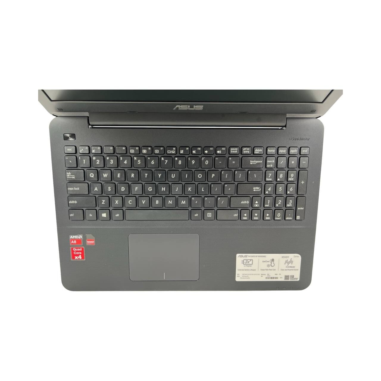 ASUS X555Y Laptop w/ AMD A8-7410 R5 Graphics 8 GB | No HDD / BATT / Charger