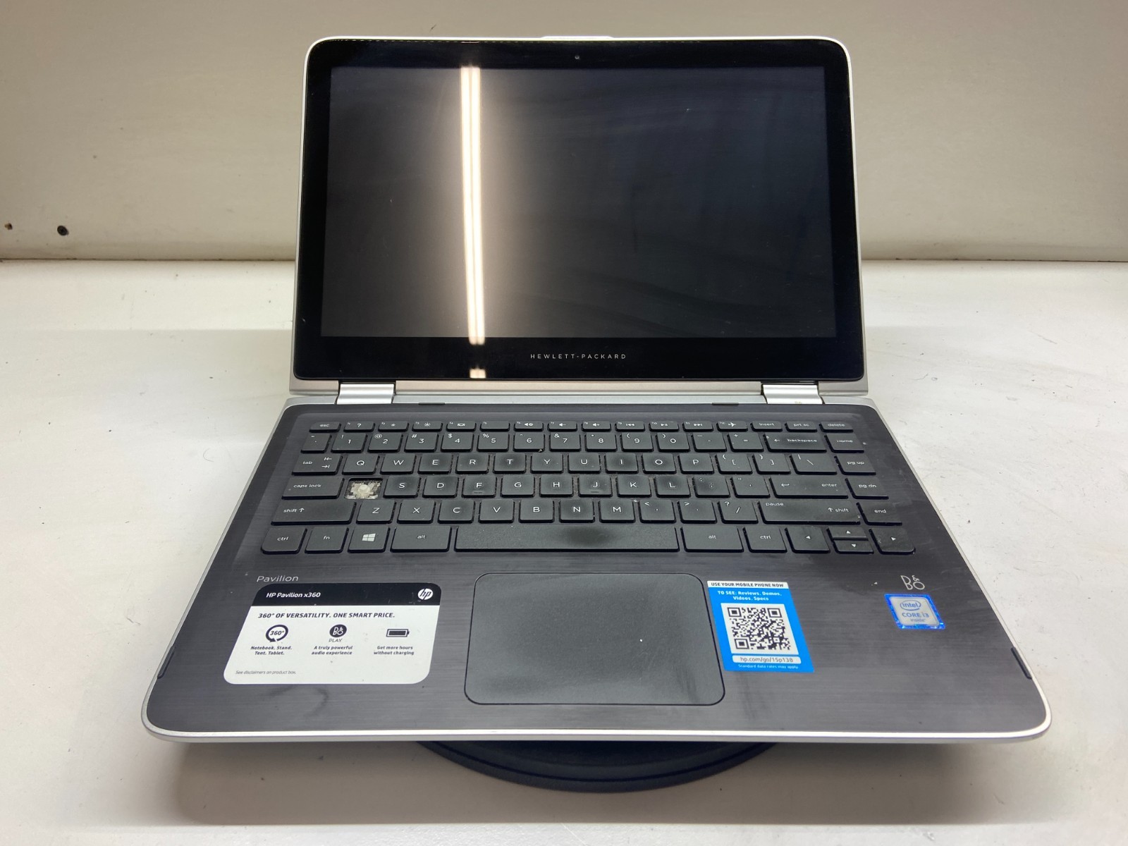 HP Pavilion 13-S120NR Touch Screen Laptop Intel Core i3-6100u 4GB 500GB HDD
