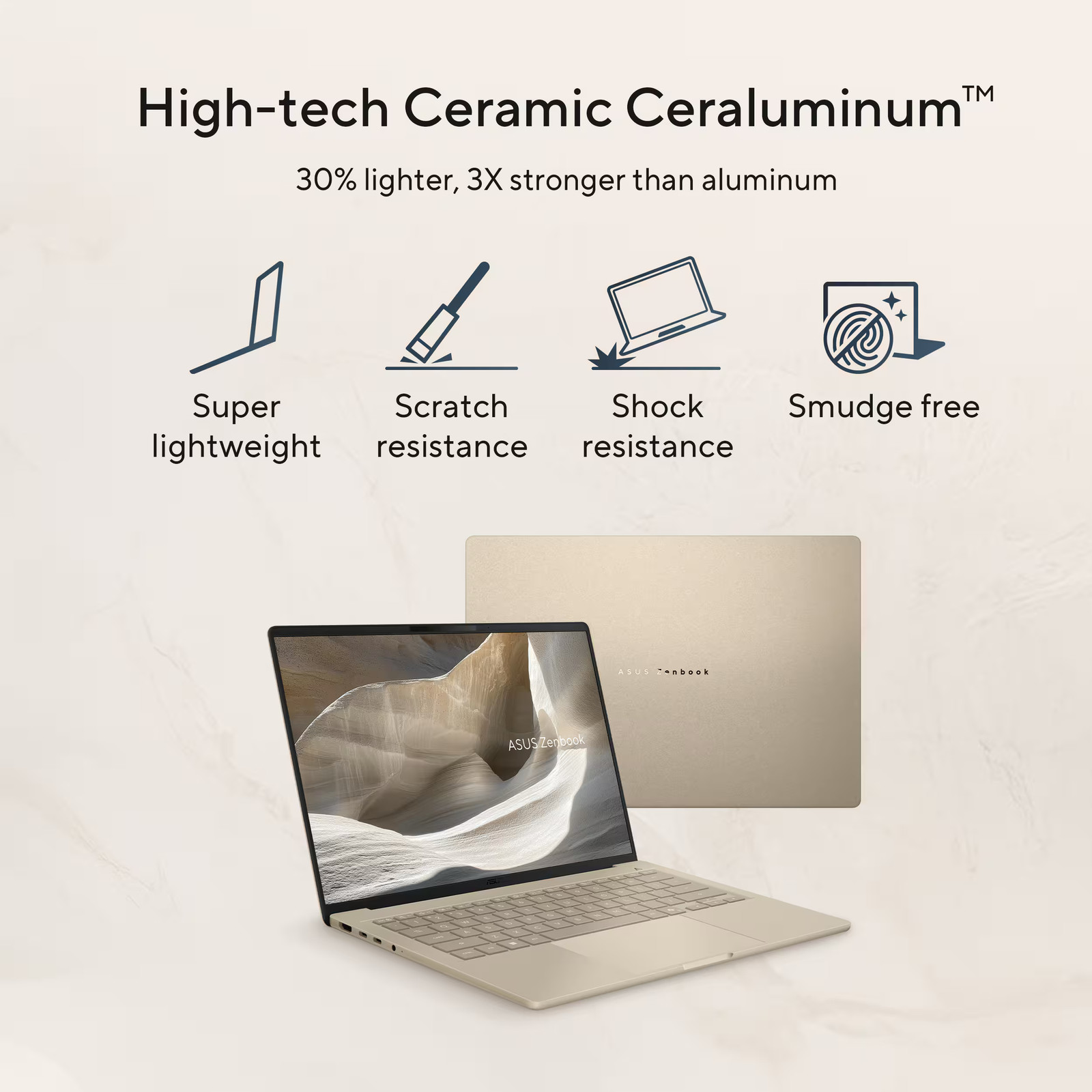 ASUS – Zenbook A14 14OLED 2K Display – Snapdragon X2 Elite 2026 – 16GB Memo…