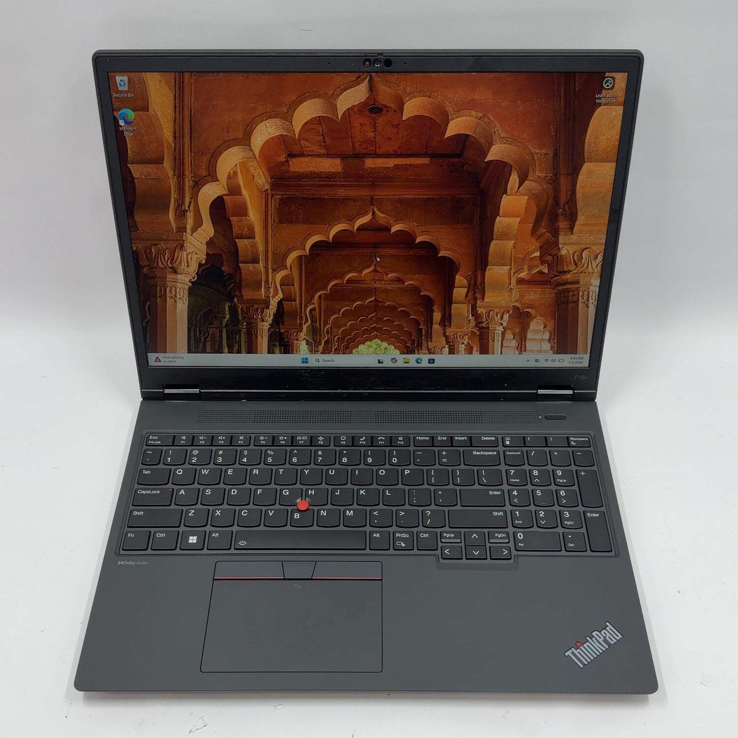 Lenovo ThinkPad P16v Gen 1 16″ Ryzen 5 Pro 7640HS 16GB RAM 512GB SSD RTX A500