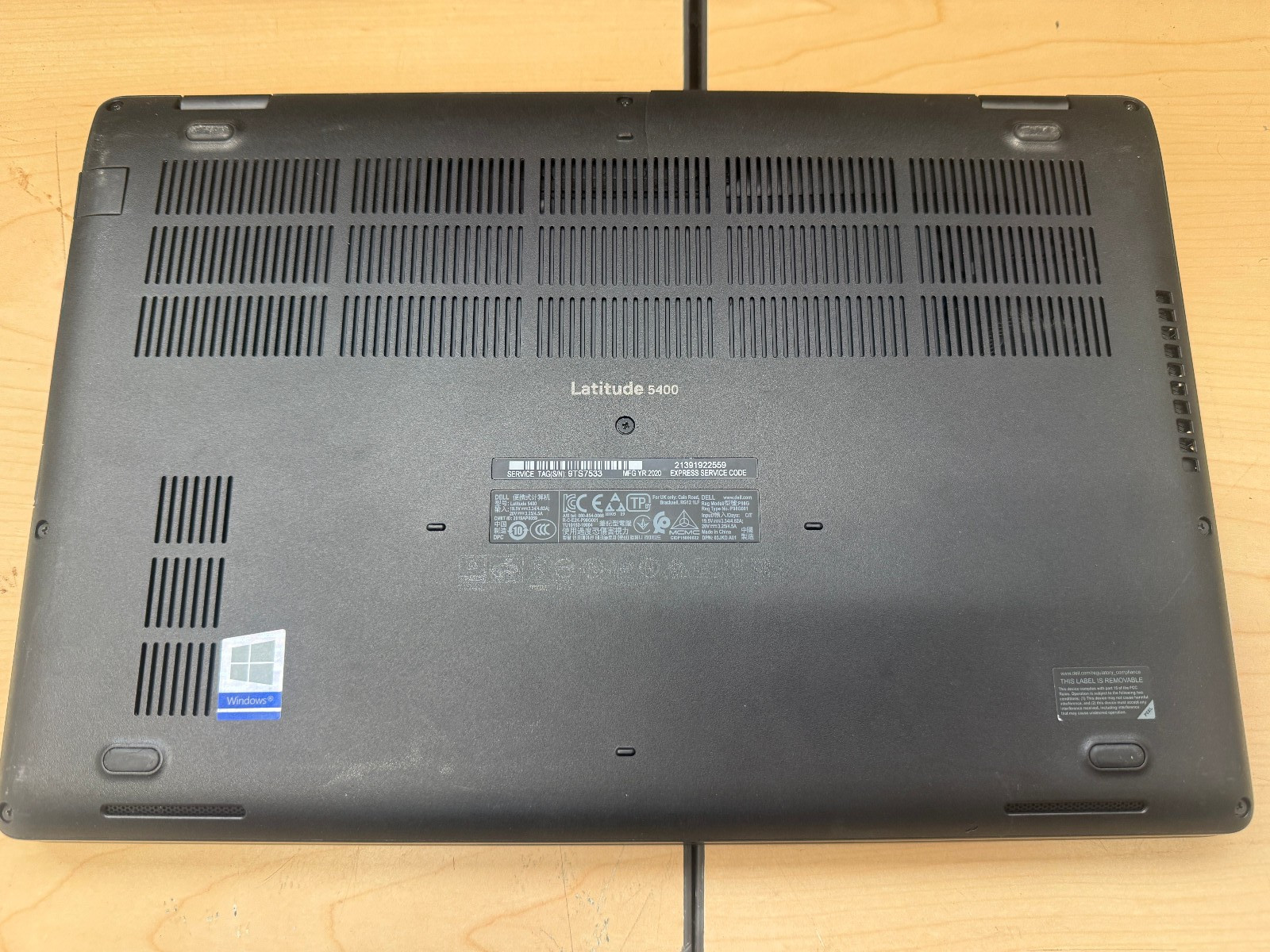 Dell Latitude 5400 Intel i5-8365U 8GB RAM- No Battery/SSD/OS/AC