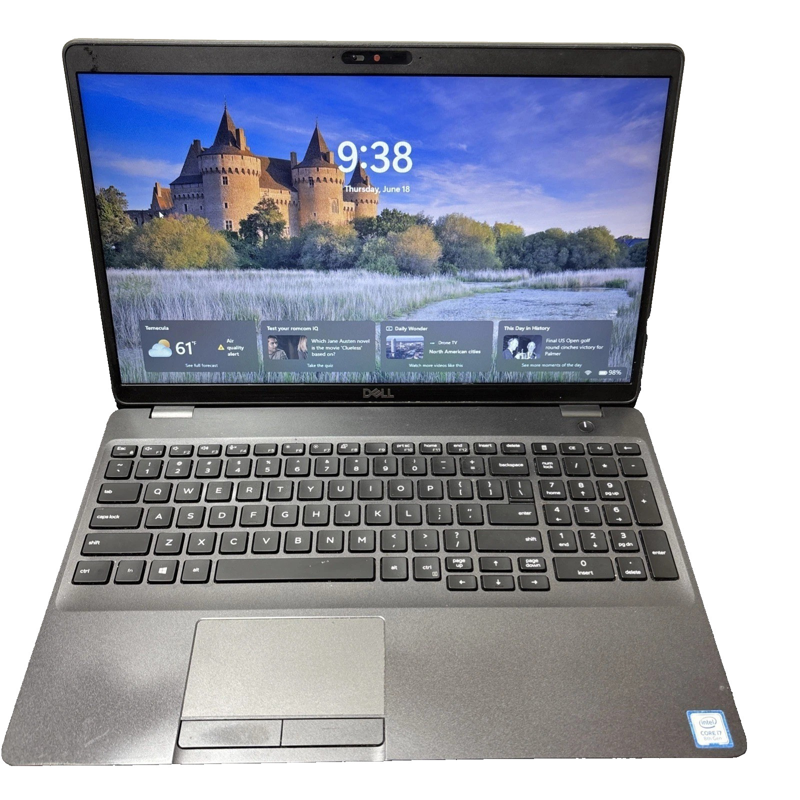 DELL Latitude 5500 15.6″ Intel Core i7-8665U 16GB RAM 256GB SSD Win 11 Pro No AC
