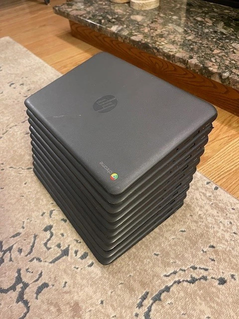 *LOT OF 10* HP Chromebook 11 G6 EE – 16GB SSD, 4GB RAM – Model 3NU57UT