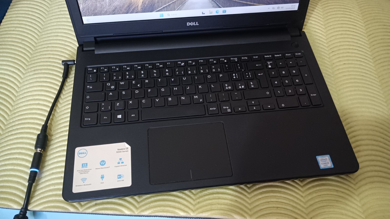 DELL inspiron 3559 15.6″ FULLHD i5-6200U 8GB 256gb SSD WIN11