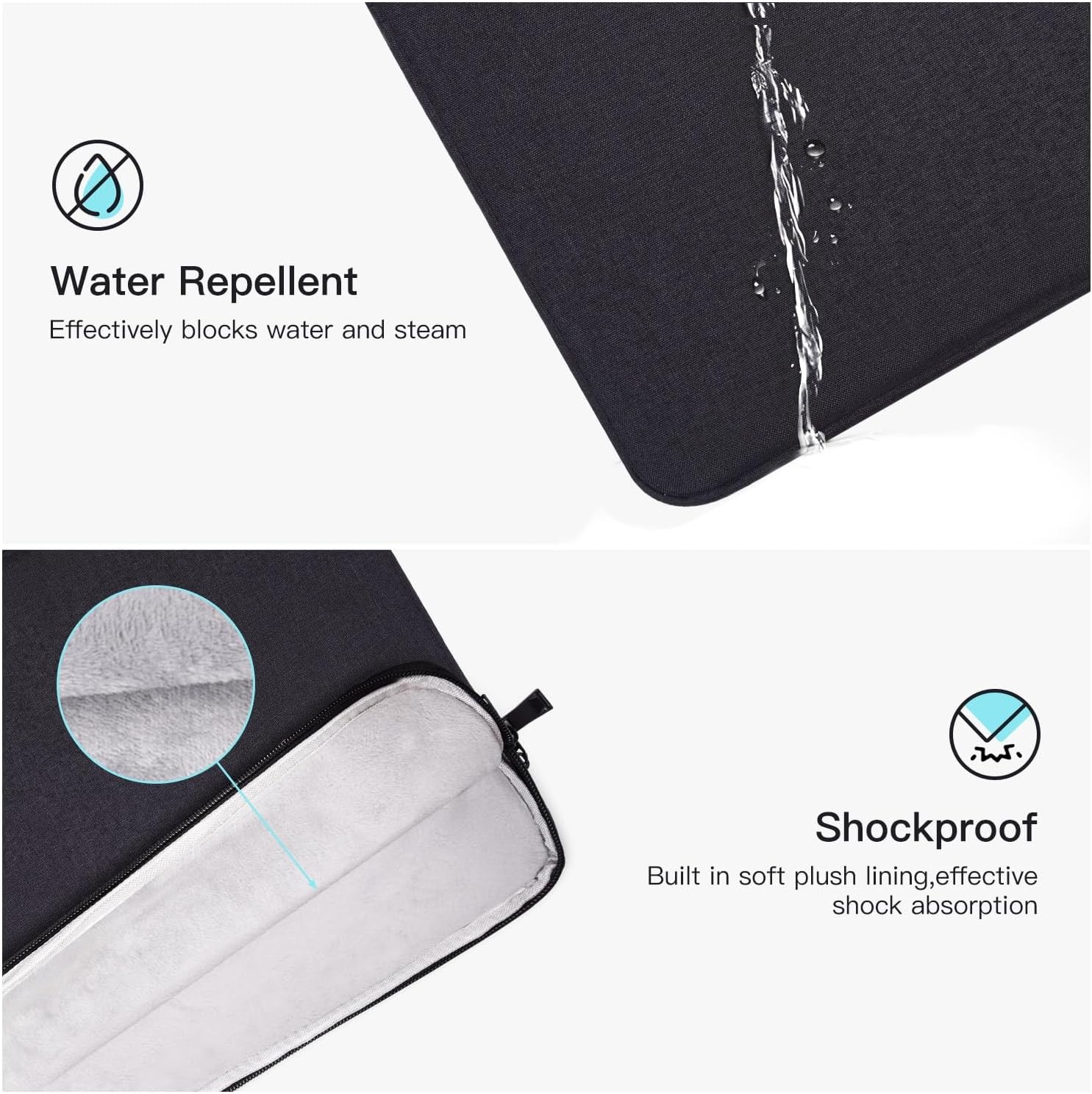 18-18.5 Inch Portable Monitor Case Sleeve for InnoView aimuonos Ingnok Motyeowe